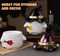Halloween Ghost Storage Box Resin Molds with Witch Hat Design